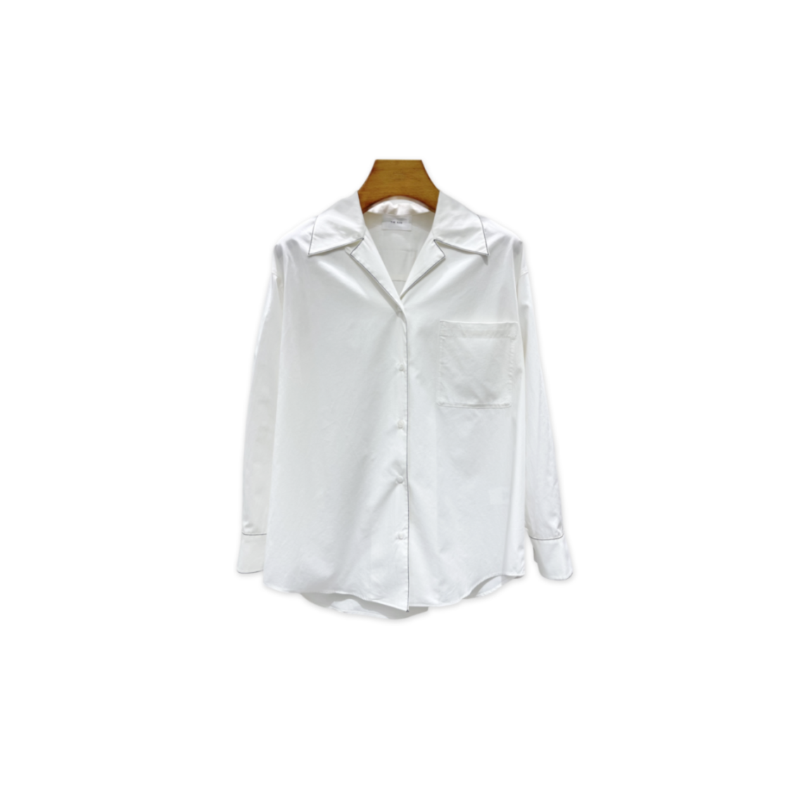 THE ROW RIBBON-TRIMMED SHIRT